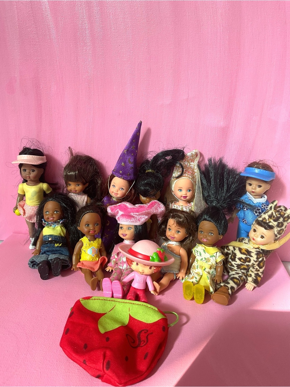 BARBIE Kelly Dolls + Strawberry Shortcake Bundle